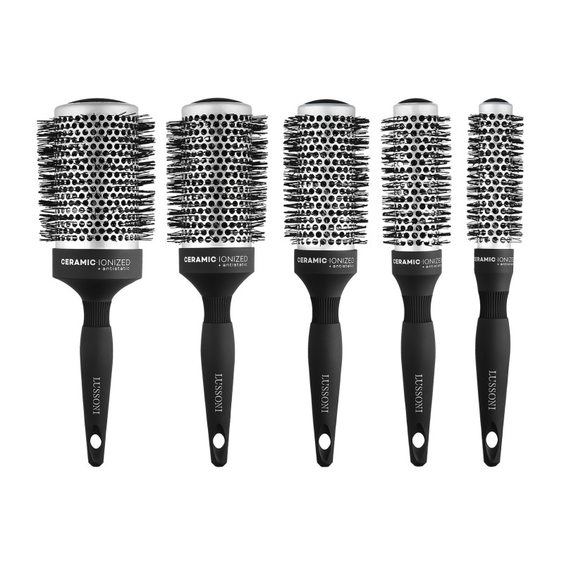 Lussoni Care&Style Professional Round Brush Set 5 Pcs