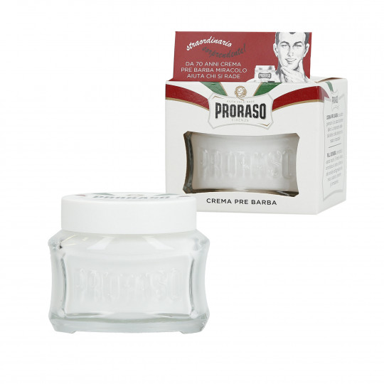 PRORASO WHITE Beroligende pre-shave creme 100ml