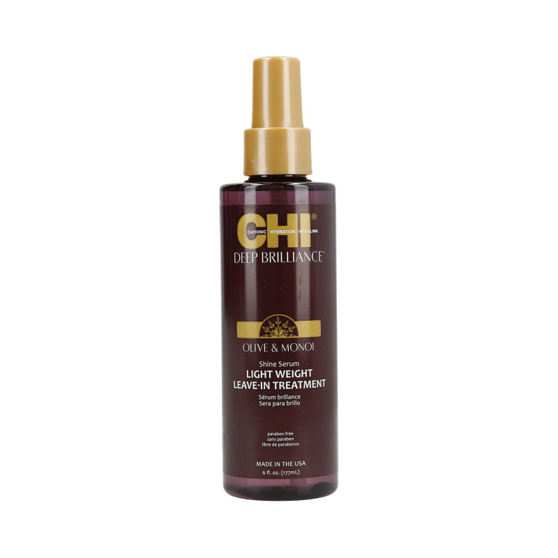 CHI DEEP BRILLIANCE Olive&Monoi Hair kiiltävä seerumi 177ml