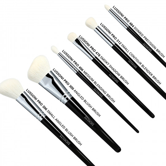LUSSONI Natural Charm 6 Pcs Professional Makeup Brush Set	
