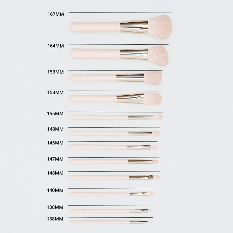Set di 12 pennelli makeup