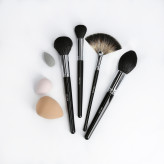 LUSSONI Classy Girl 5 Pcs Professional Makeup Brush Set	