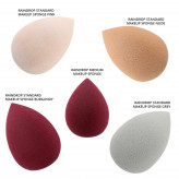 LUSSONI Perfect Coverage 5 Pcs Professional Makeup Sponge Set	