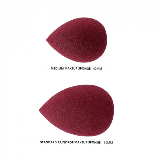 LUSSONI Perfect Coverage 5 Pcs Professional Makeup Sponge Set	