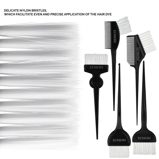 Комплект аксесоари за боядисване на коса LUSSONI от 10 части