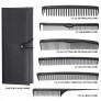 LUSSONI 7 Piece Professional Comb Set With Case