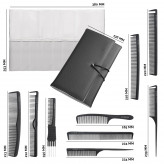 LUSSONI 10 Piece Professional Comb Set With Case