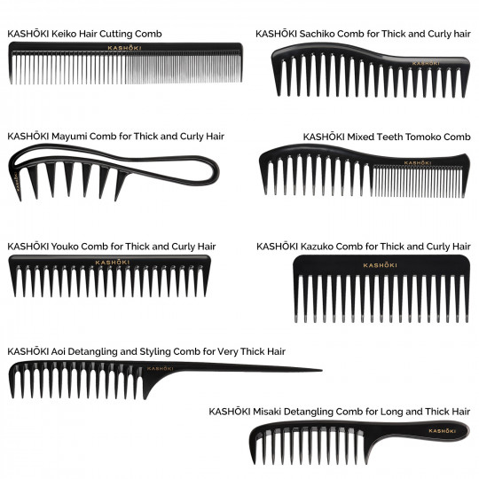 Kashōki 8 Pcs Comb Set