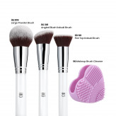 T4B IL® Must Have – conjunto de 4 peças de pincéis de maquiagem com limpador