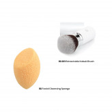 T4B ILŪ Less Is More – комплект от 2 части: четка за пудра и гъба за почистване на лице