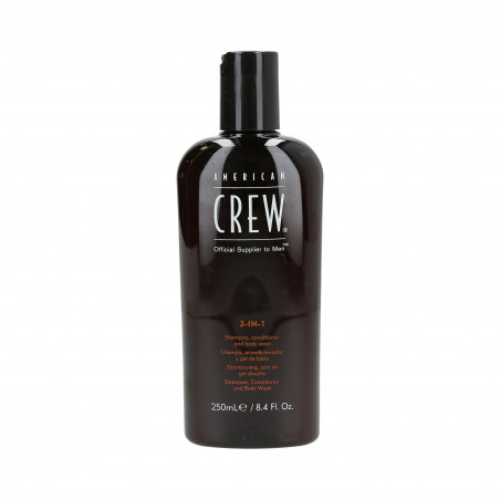 AMERICAN CREW Hair shampoo, conditioner and shower gel 3in1 250ml