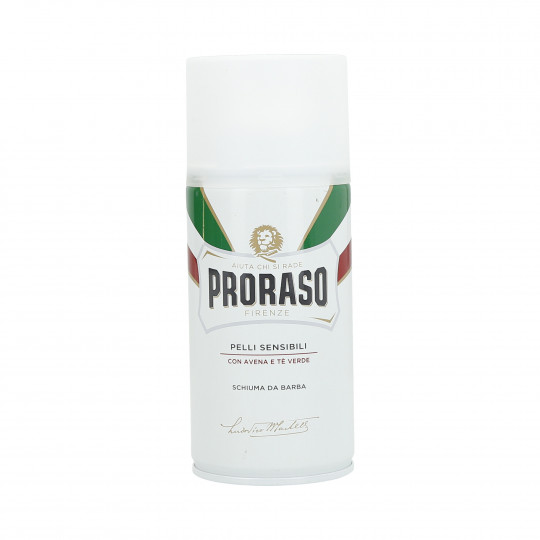 PRORASO WHITE Espuma de barbear calmante 300ml