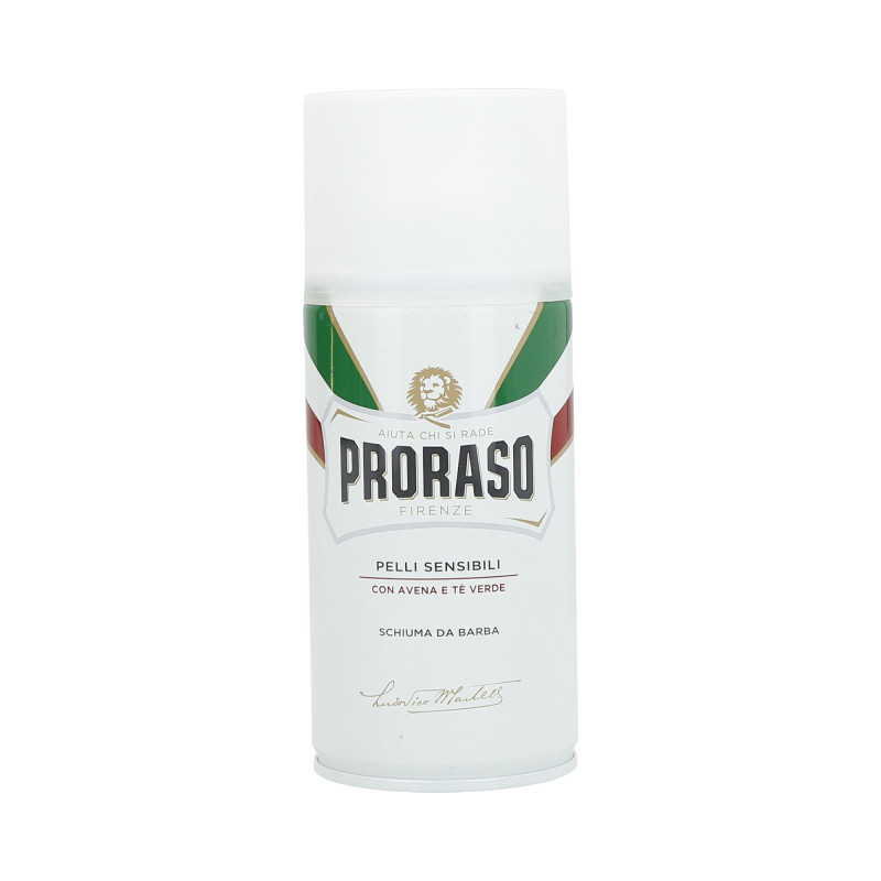 PRORASO WHITE Espuma de barbear calmante 300ml