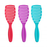 ilū My Happy Color Set di Spazzole per Capelli Hair Styling Professionale Brush Acconciatura Beauty, 3 pz