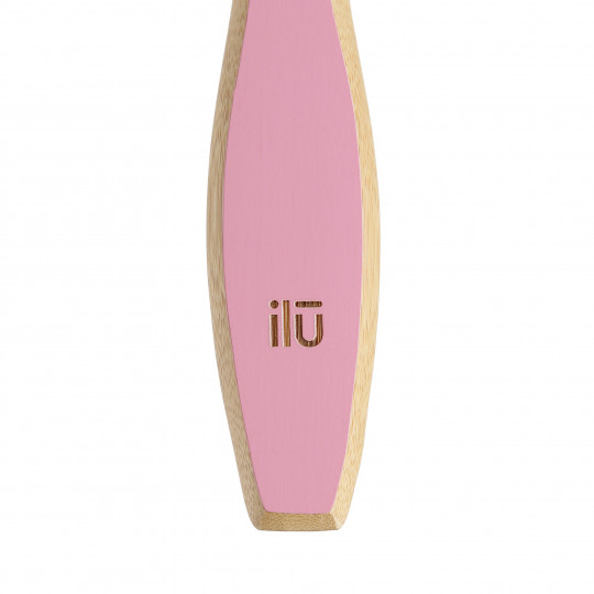 ilū af Tools For Beauty, Bamboo hårbørste - Pink Flamingo