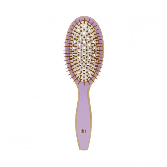 Ilū by Tools For Beauty, Bambusowa szczotka do włosów - Wild Lavender