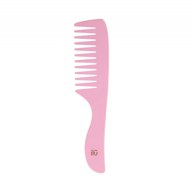 ilū by Tools For Beauty, Bambusowy grzebień do włosów – Pink Flamingo