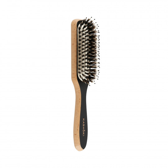Kashōki by Tools For Beauty, Drewniana szczotka do włosów – Slim