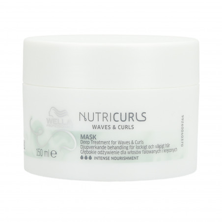 WELLA PROFESSIONALS NUTRICURLS Maska do włosów kręconych i falowanych 150ml WELLA PROFESSIONALS NUTRICURLS Maska do włosów kręconych i falowanych 150ml