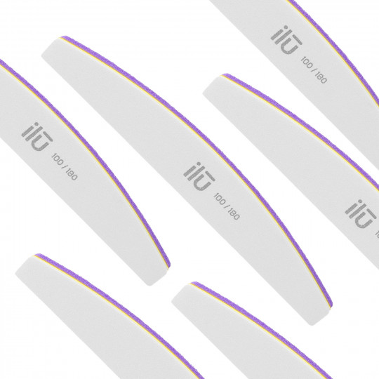 ILU BRIDGE WHITE FILE PURPLE SPONGE 180/100