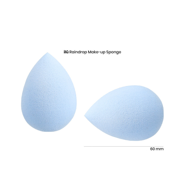 ilū Gąbka do makijażu, Raindrop, Niebieska