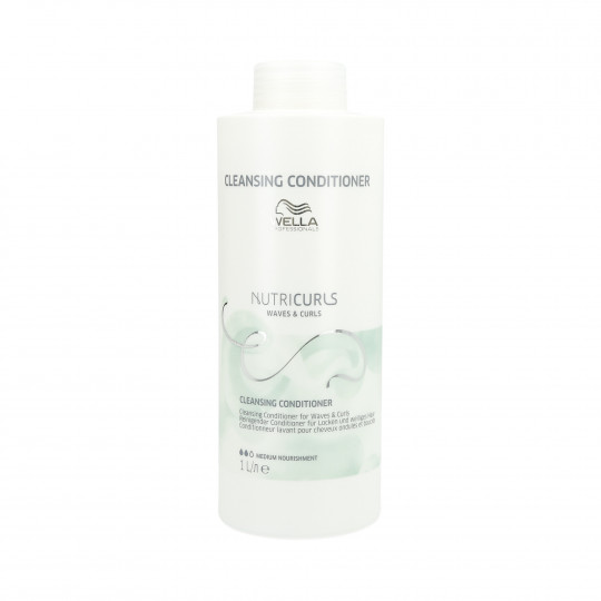 WELLA PROFESSIONALS NUTRICURLS Condicionador de limpeza para cachos e ondas 1000ml