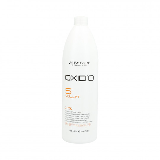 ALFAPARF OXID'O Kermainen vetyperoksidi 1,5 % (5 tilavuutta) 1000 ml