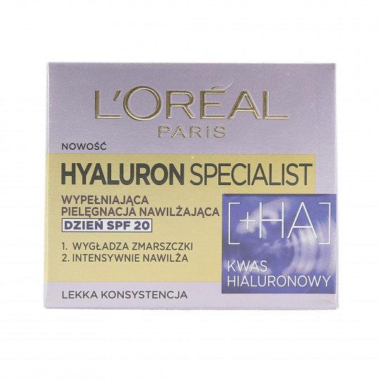 L'OREAL PARIS HYALURON SPECIALIST Nappali arckrém SPF20 50ml