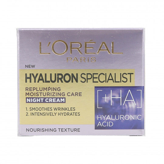 L’OREAL PARIS HYALURON SPECIALIST Nacht-Creme-Maske für Gesicht 50ml