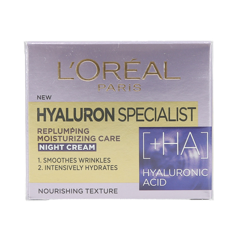 HYAL. REPLUMPING MOISTURIZING NIGHT CREAM 50ML