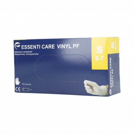 EKO-HIGIENA Puderfreie Vinyl-Handschuhe Weiß S 100 St. EKO-HIGIENA Puderfreie Vinyl-Handschuhe Weiß S 100 St.