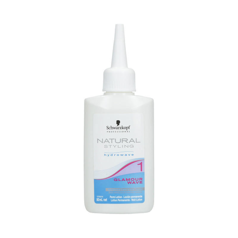 SCHWARZKOPF PROFESSIONAL NATURAL STYLING Glamour Wave 1 Płyn do trwałej ondulacji 80ml - 1