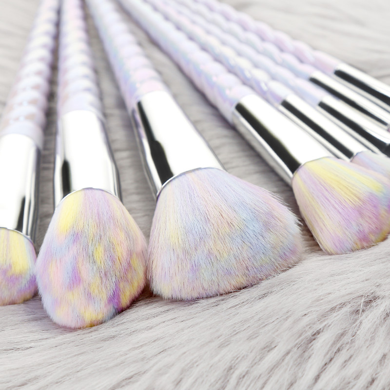 MIMO by Tools For Beauty, Zestaw 8 pędzli do makijażu, Unicorn