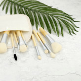 MIMO by Tools For Beauty, Set di pennelli per trucco da 10 pezzi, bambù