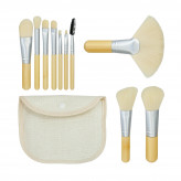 MIMO by Tools For Beauty, 10 pinceaux de maquillage Set, bamboo