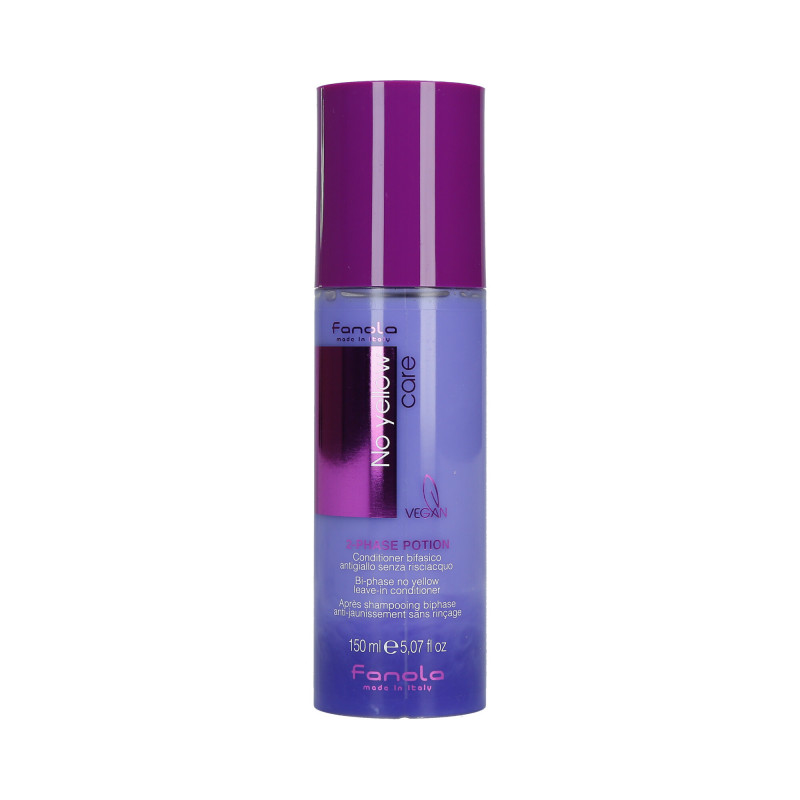 FANOLA NO YELLOW Dwufazowa odżywka do włosów w sprayu 150ml - 1