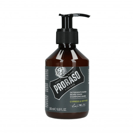 PRORASO SINGLE BLADE Cypress&Vetiver Beard Wash 200ml