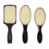 Kashōki by Tools For Beauty, Smooth White Detangler 3 Pcs Hairbrush Set