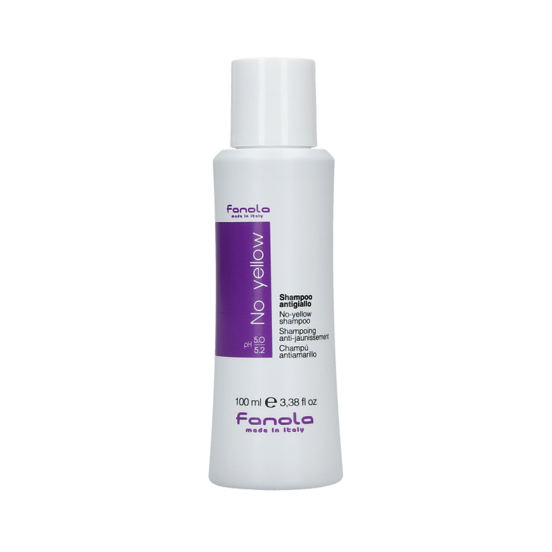 FANOLA Shampoo neutralizante No Yellow Color para cabelos loiros 100ml