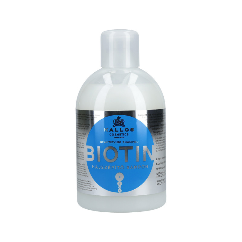 KALLOS KJMN Biotín Posilňujúci vlasový šampón s biotínom 1000ml