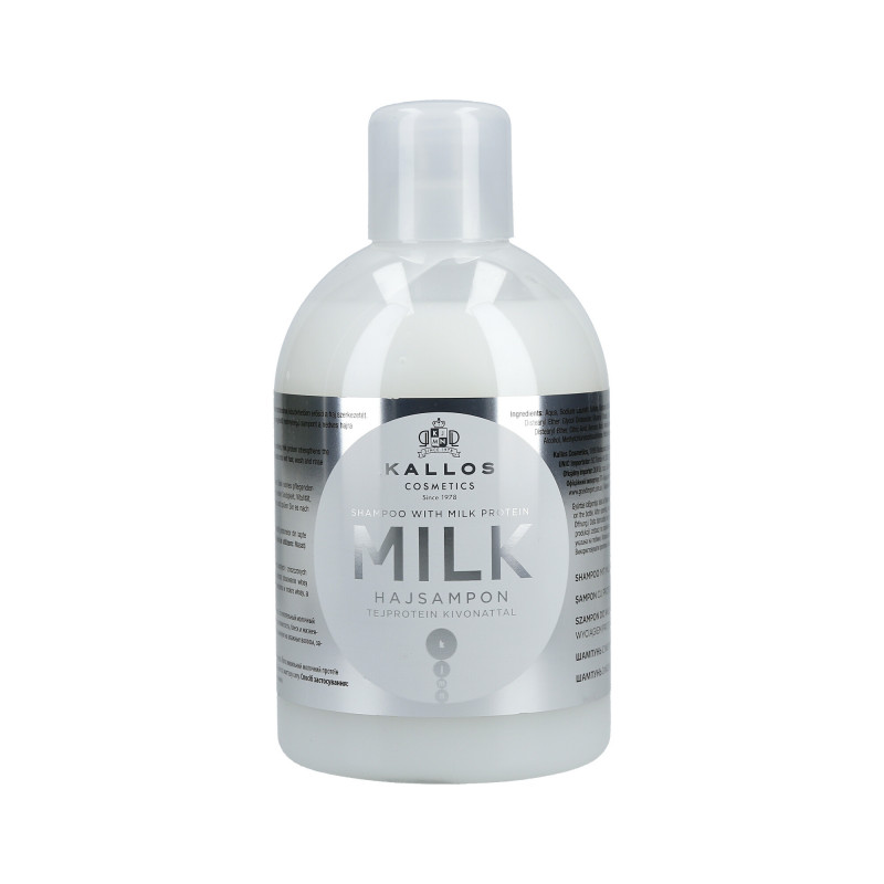 KALLOS KJMN Milk Szampon do włosów z proteinami mleka 1000ml