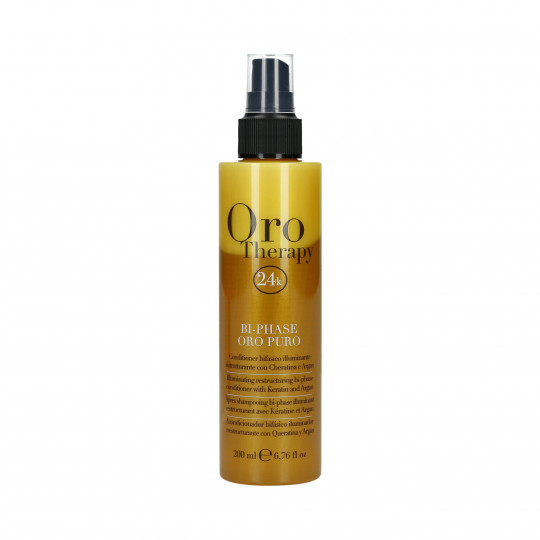 FANOLA ORO THERAPY 24k Oro Puro Dwufazowa odżywka do włosów w sprayu 200ml