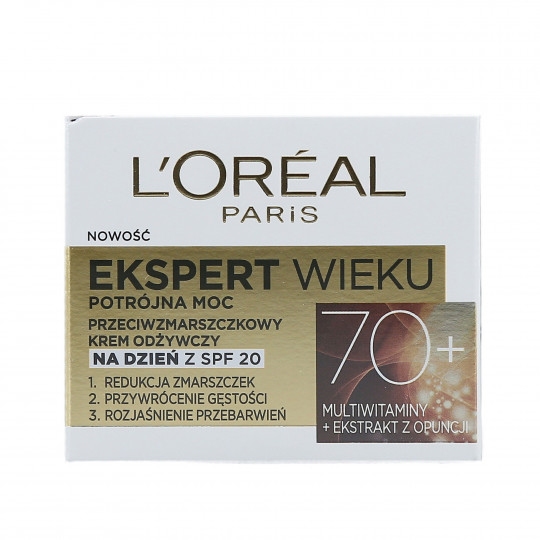 L'OREAL PARIS AGE EXPERT Výživný denný krém proti vráskam 70+ SPF20 50ml