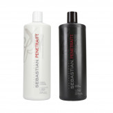 SEBASTIAN PENETRAITT Set Shampoo 1000ml + Conditioner 1000ml per capelli danneggiati