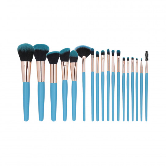 MIMO by Tools For Beauty, 18 db-os sminkecset készlet, kék