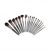 MIMO by Tools For Beauty, Set de 18 de Pinceles de Maquillaje, Negro