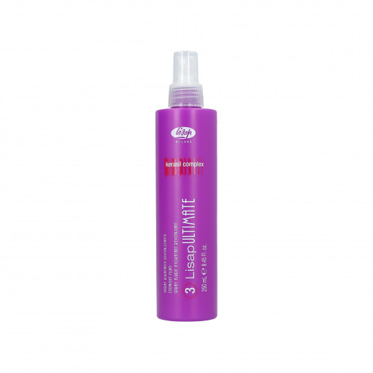 LISAP ULTIMATE 3 Straight Fluid Termo-beskyttende hår glattespray 250ml