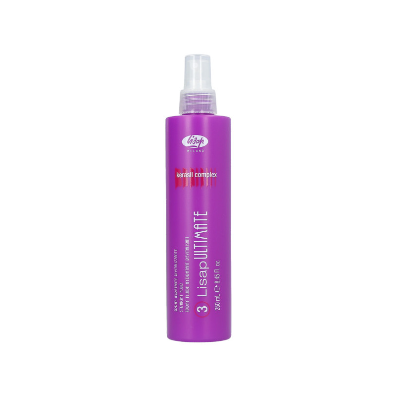 LISAP ULTIMATE 3 Straight Fluid hővédő hajkiegyenesítő spray 250 ml