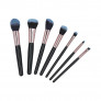MIMO by Tools For Beauty, Set de 7 Brochas de Maquillaje con Estuche, Negro