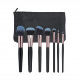 MIMO by Tools For Beauty, conjunto de 7 pincéis de maquiagem com bolsa de cosméticos, preto